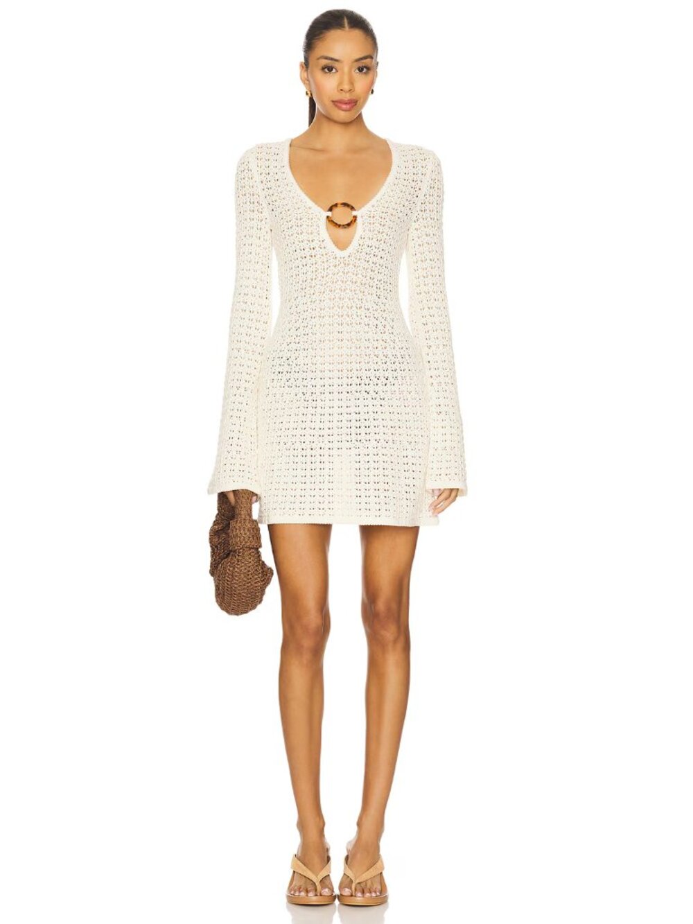 Stone Cold Fox x Revolve Bobby Pointelle Mini Dress